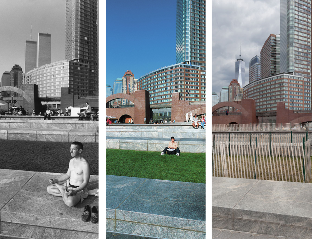 New York before and after - Battery Park